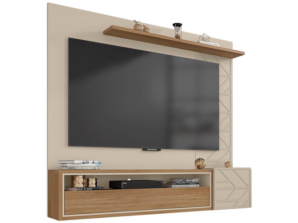 Painel para TV até 65” 1 Prateleira Caemmun Prism - 8