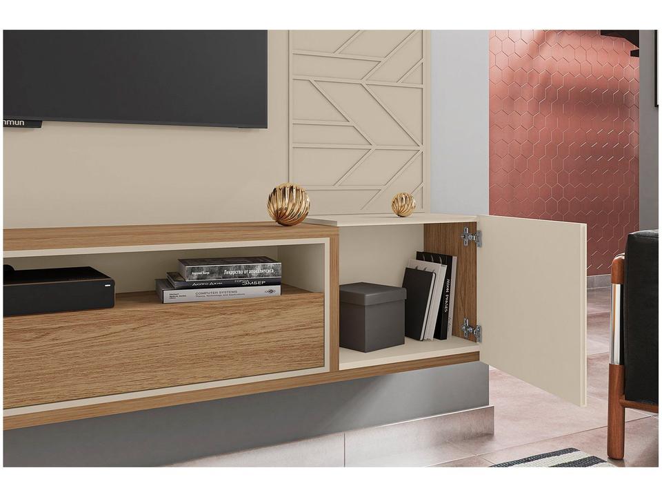 Painel para TV até 65” 1 Prateleira Caemmun Prism - 6