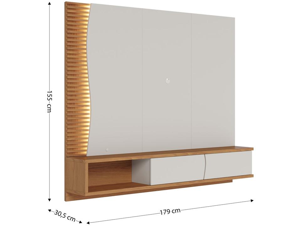 Painel para TV até 65" Colibri Egeu - 1