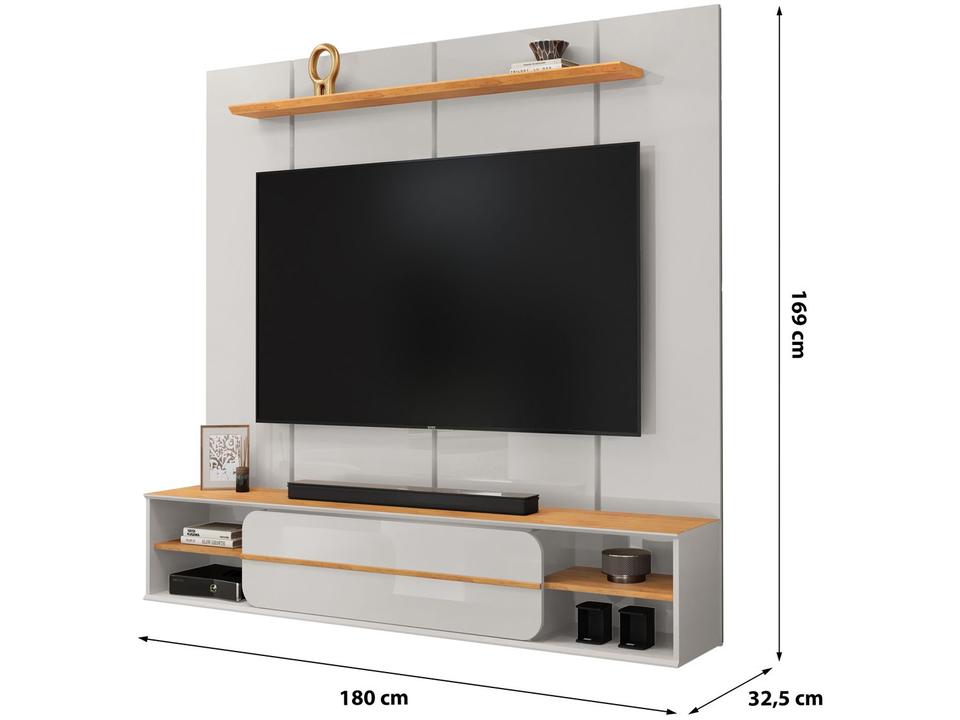 Painel para TV até 70" DJ Móveis Alana - 2