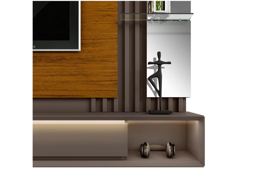 Painel para TV até 70” DJ Móveis Pietro 2 Prateleiras - 2