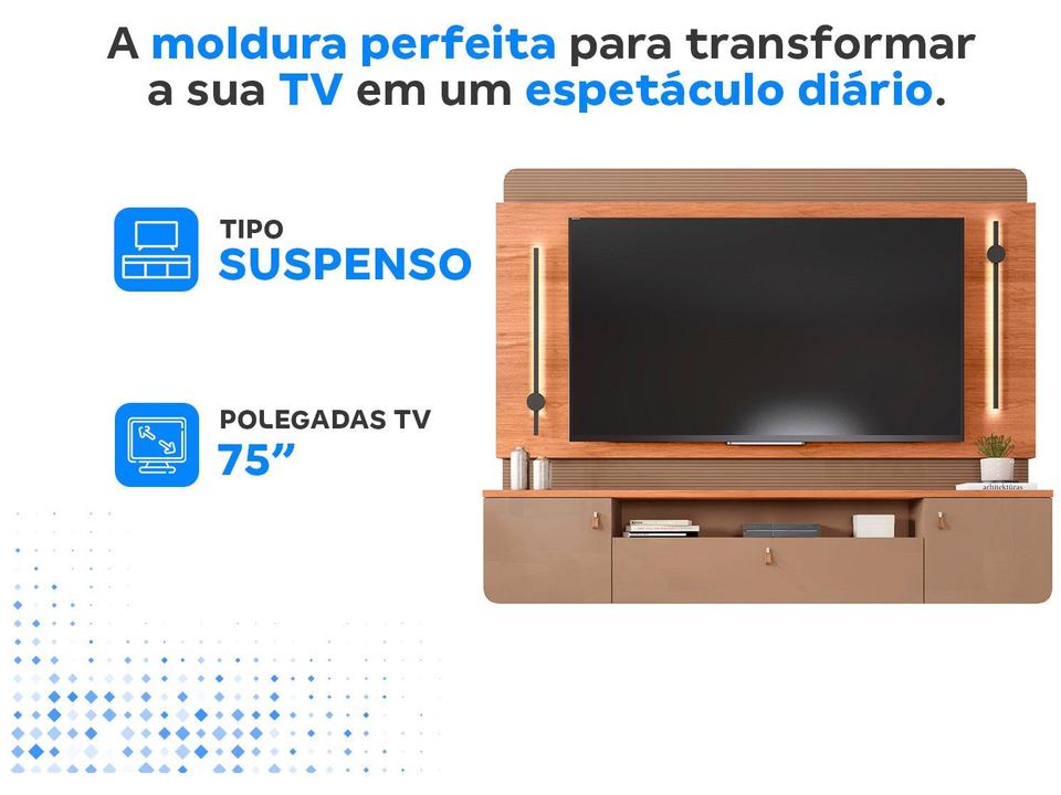Painel para TV até 75” Caemmun Dal - 3