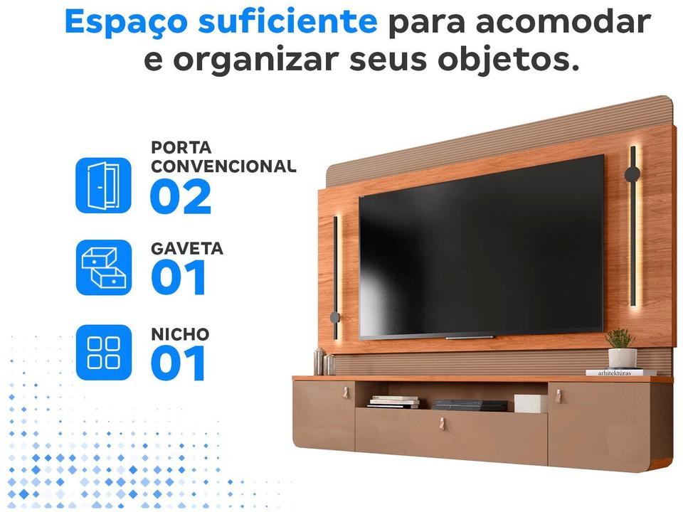 Painel para TV até 75” Caemmun Dal - 4