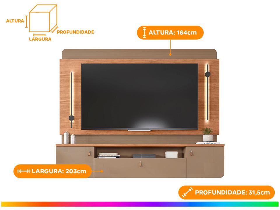 Painel para TV até 75” Caemmun Dali - 1