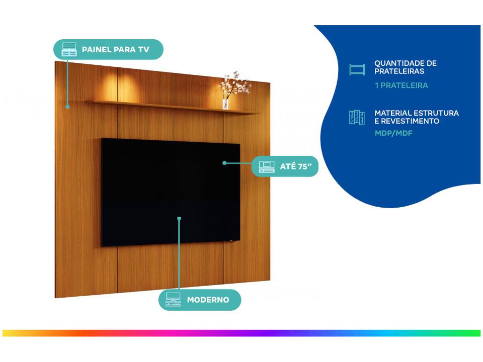 Painel para TV até 75" EDN Móveis Avant 1.8 - 1