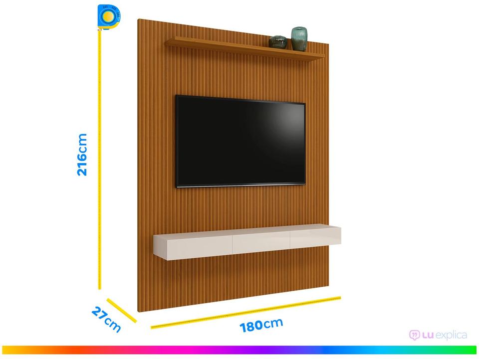 Painel para TV até 75” EDN Móveis Turin - 2