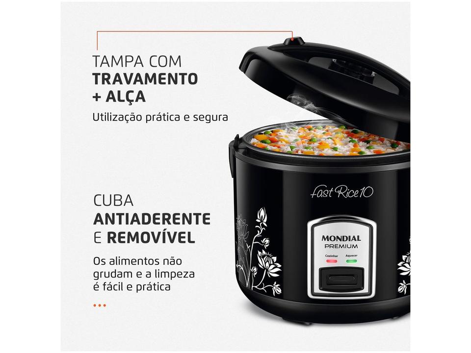 Panela de Arroz Elétrica 10 Xícaras Mondial Fast Rice 10 PE-44-10X - 4
