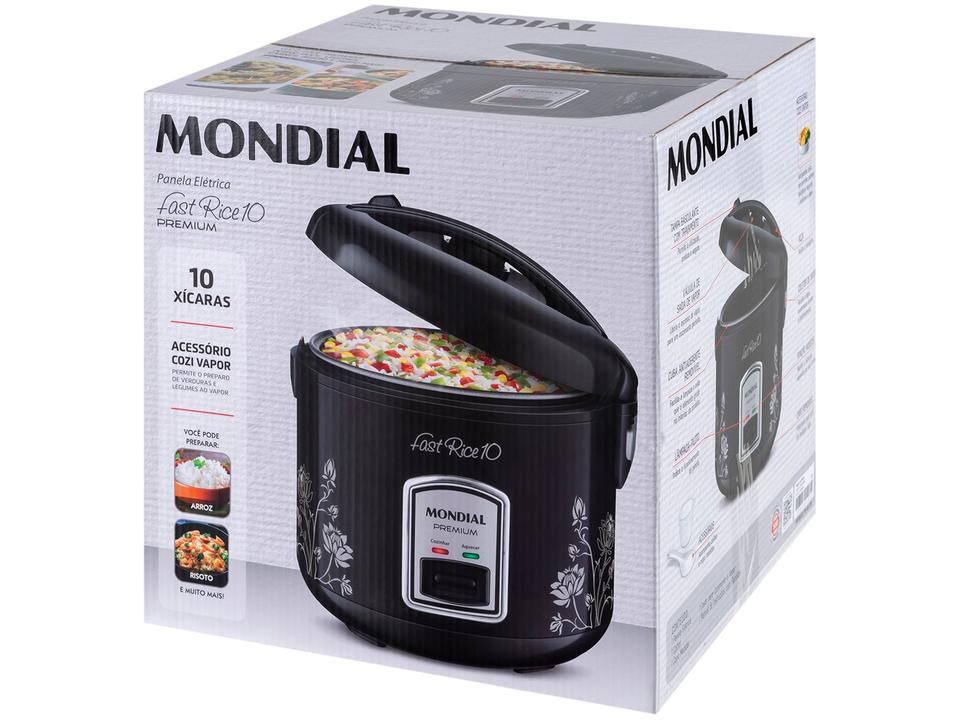 Panela de Arroz Elétrica 10 Xícaras Mondial Fast Rice 10 PE-44-10X - 20