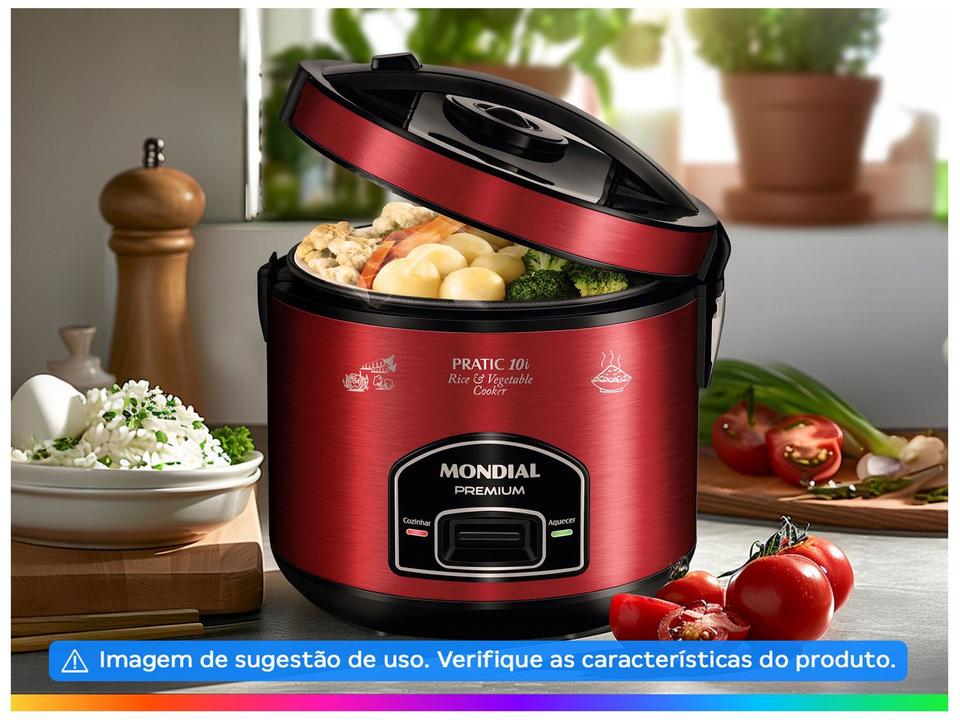 Panela de Arroz Elétrica 10 Xícaras Mondial Premium PE-46-10X - 7