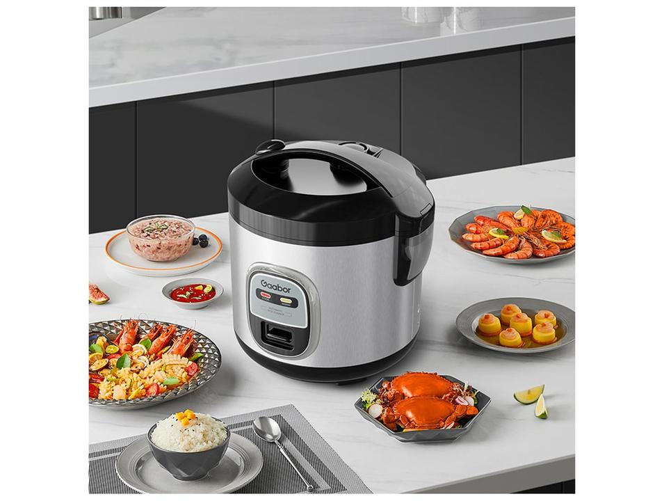Panela de Arroz Elétrica 5 Xícaras Gaabor Orion RC-20M01AS - 2