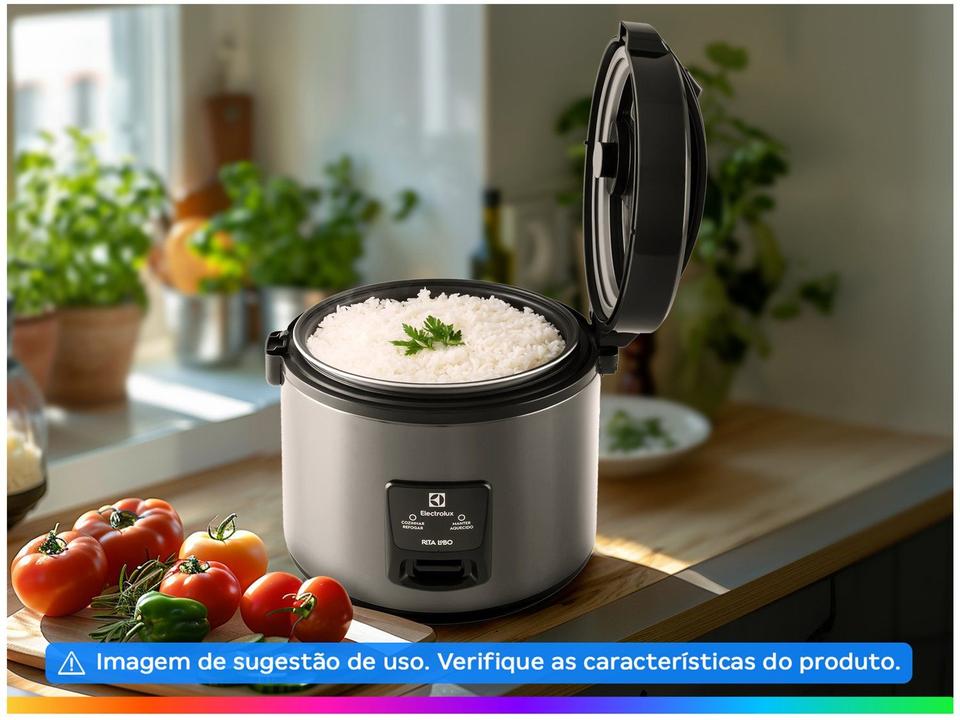 Panela de Arroz Elétrica 6 Xícaras Electrolux Efficient 2L ERC10 4330AOBR501 Rita Lobo - 2