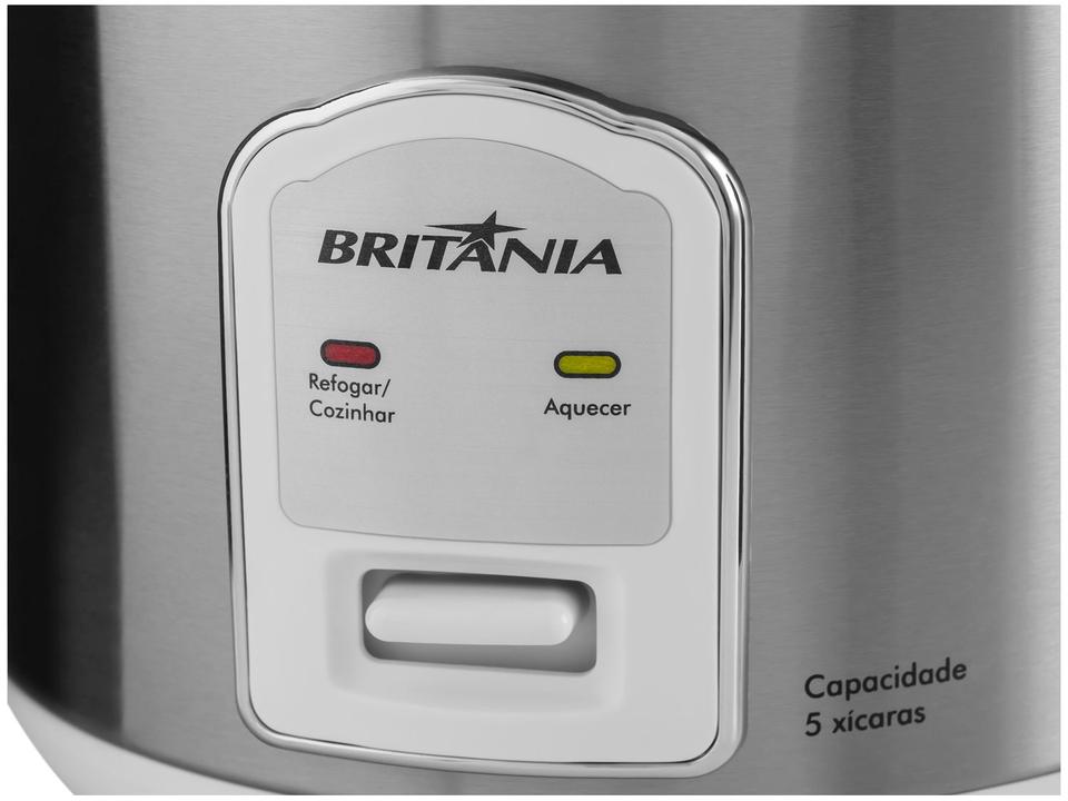 Panela de Arroz Elétrica Britânia BPA5BI 400W 5 Xícaras - 10
