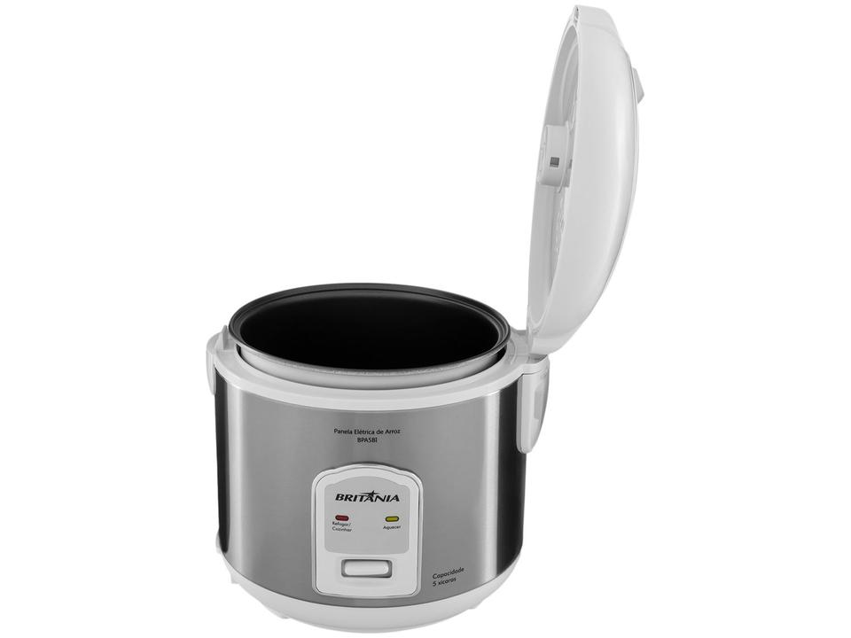 Panela de Arroz Elétrica Britânia BPA5BI 400W 5 Xícaras - 4