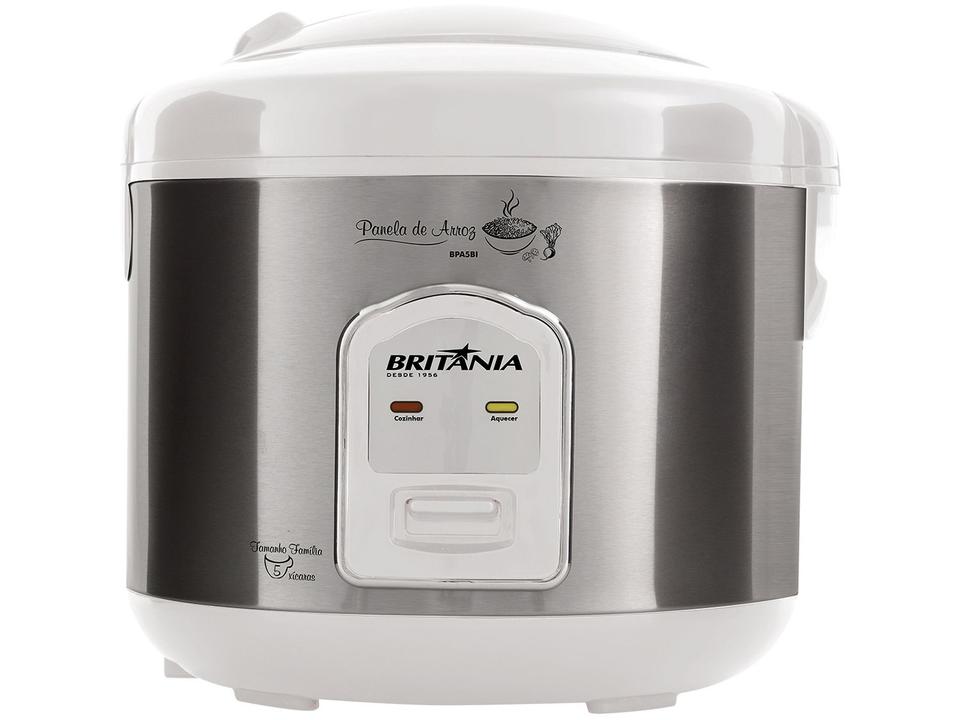 Panela de Arroz Elétrica Britânia BPA5BI - 400W 5 Xícaras - 110 V - 3