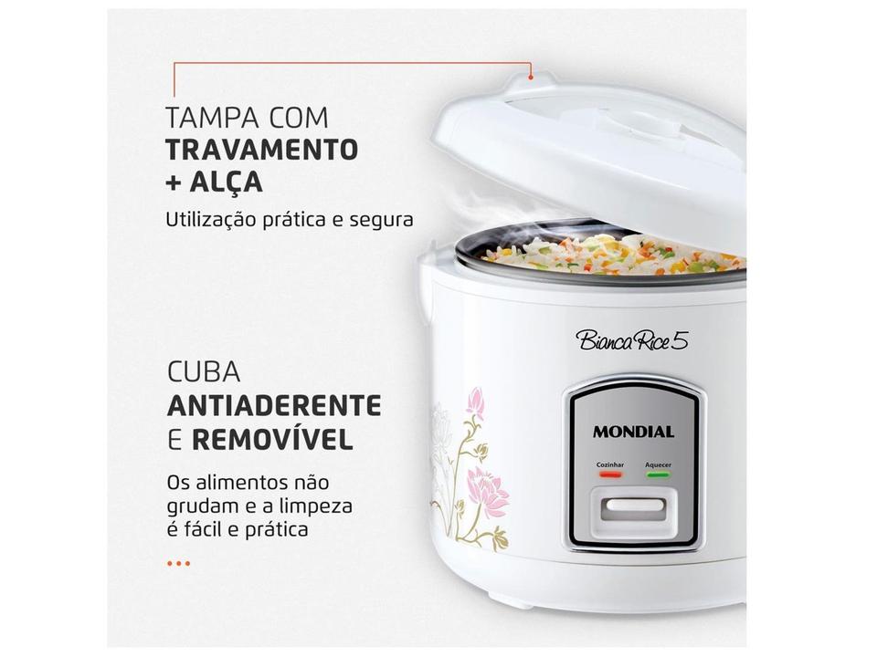 Panela de Arroz Elétrica Mondial Bianca Rice - 5