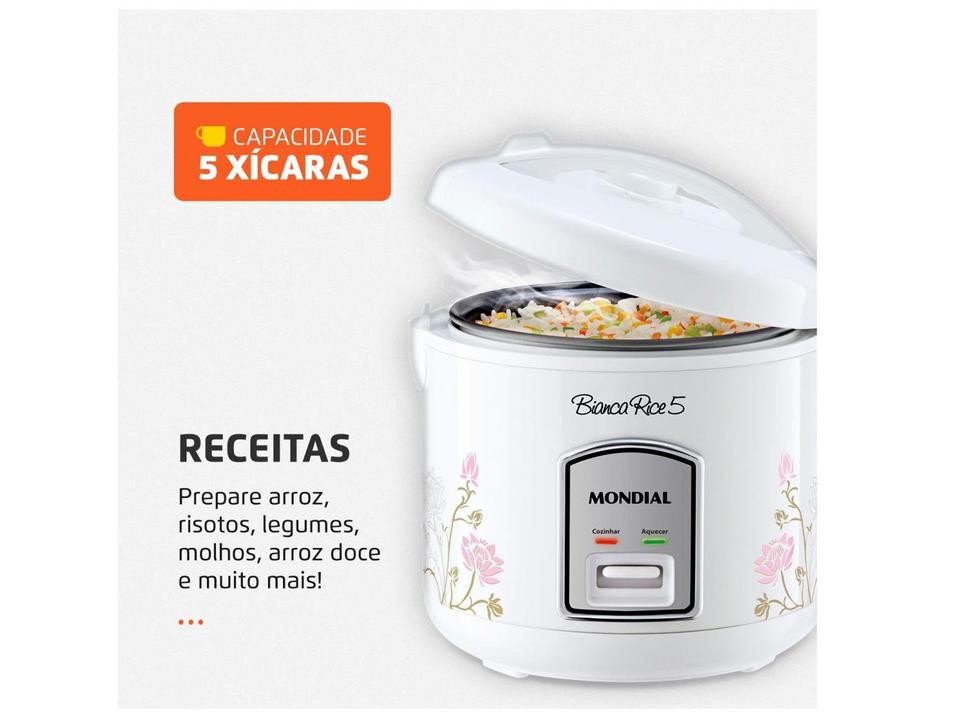Panela de Arroz Elétrica Mondial Bianca Rice - 3
