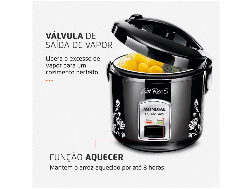 Panela de Arroz Elétrica Mondial Fast Rice 5 - 3