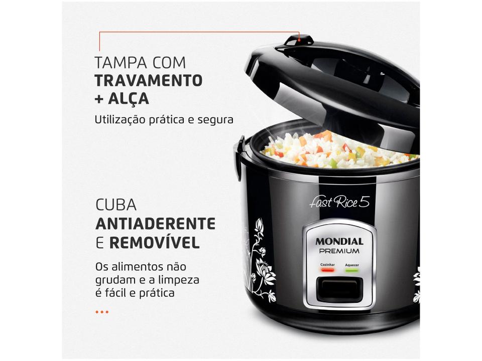 Panela de Arroz Elétrica Mondial Fast Rice 5 - 4