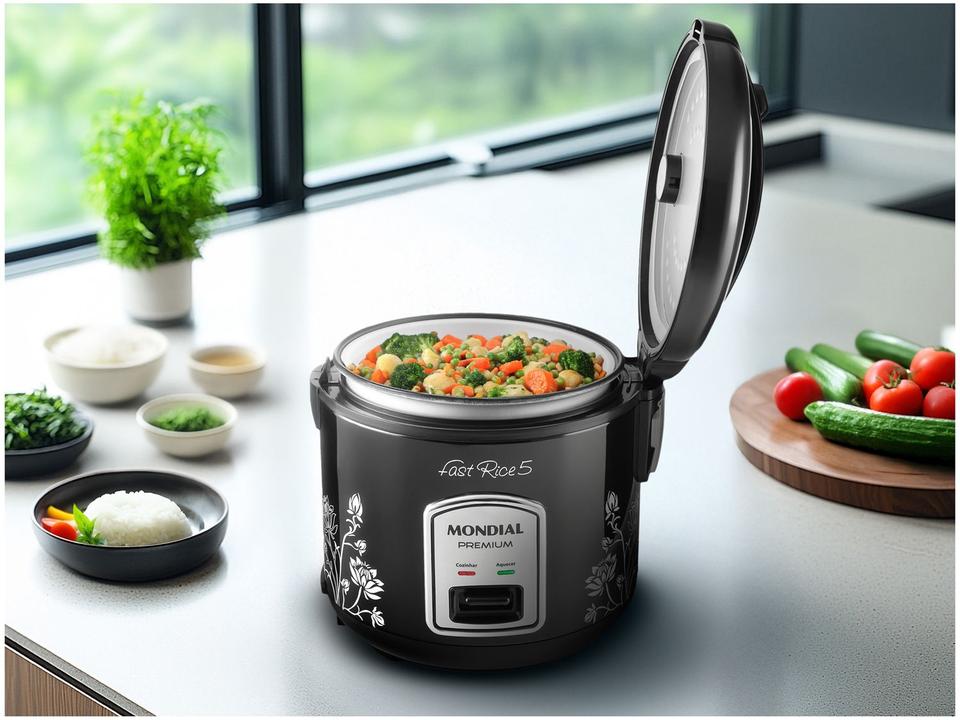 Panela de Arroz Elétrica Mondial Fast Rice 5 - 7