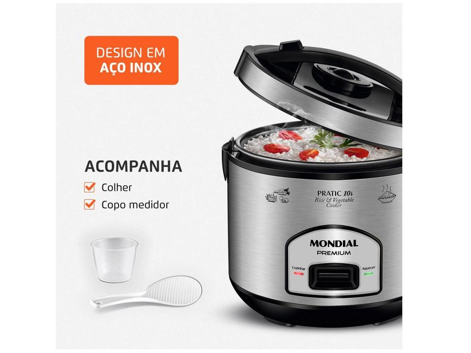 Panela de Arroz Elétrica Mondial Pratic PE-42-10X - 7