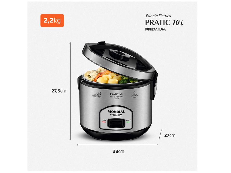 Panela de Arroz Elétrica Mondial Pratic PE-42-10X - 8