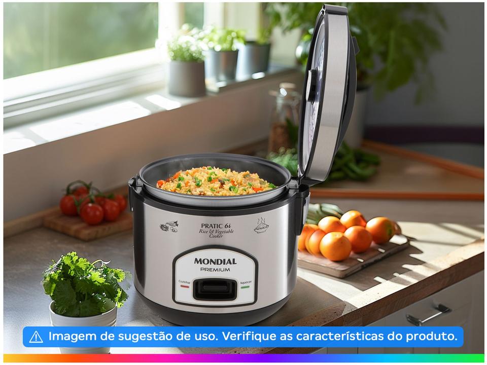 Panela de Arroz Elétrica Mondial Pratic PE-43-6X - 2