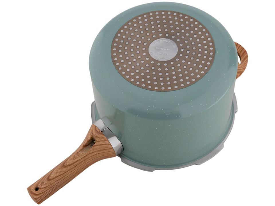 Panela de Pressão Brinox 4,2L Fechamento Externo Verde Ceramic Life Pressure - 6