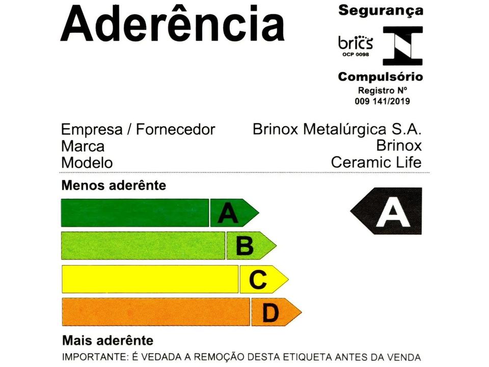 Panela de Pressão Brinox 4,2L Preta Fechamento Externo Ceramic Life Pressure - 5