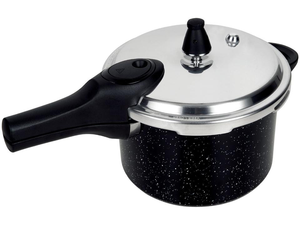 Panela de Pressão Brinox 4,2L Preta Fechamento Externo Ceramic Life Pressure - 1