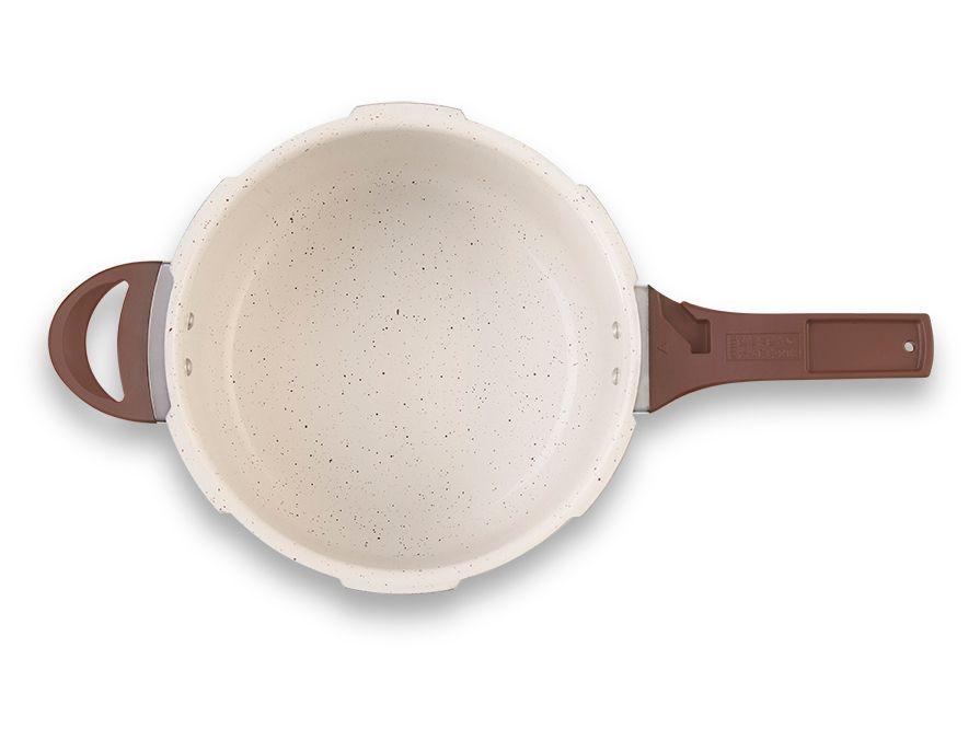 Panela de Pressão Brinox 4,2L Vanilla Ceramic Life Pressure - 6