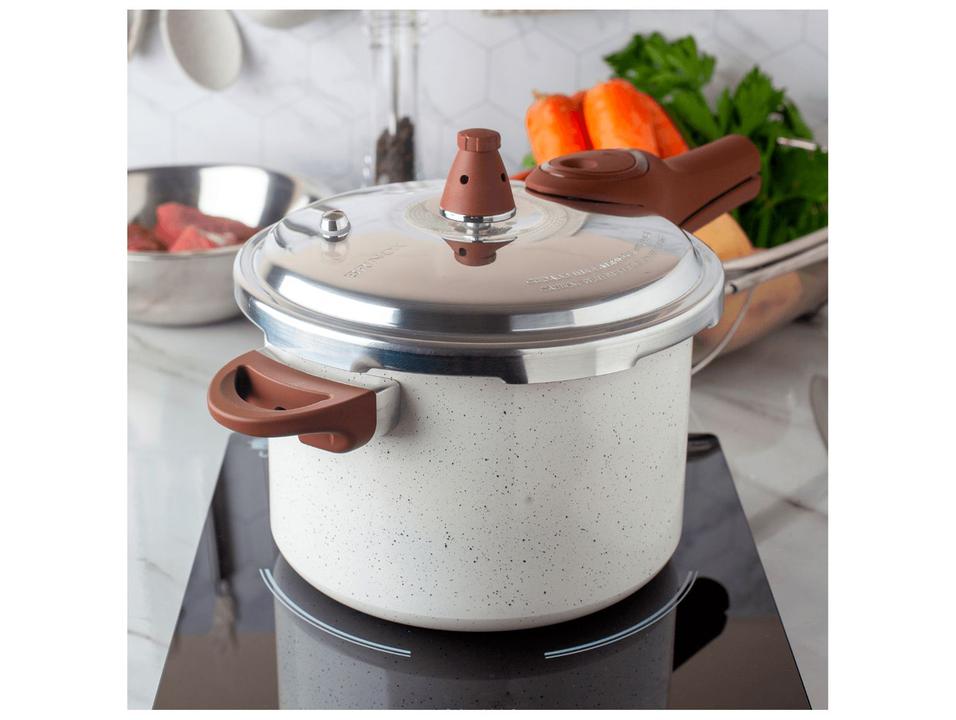 Panela de Pressão Brinox 4,2L Vanilla Ceramic Life Pressure - 3