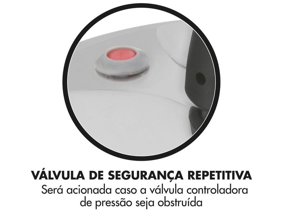 Panela de Pressão Clock 3L Prata Original+ - 7