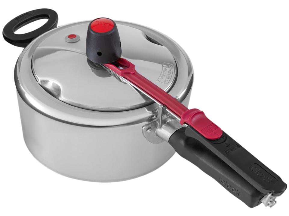 Panela de Pressão Clock 3L Prata Original+ - 9
