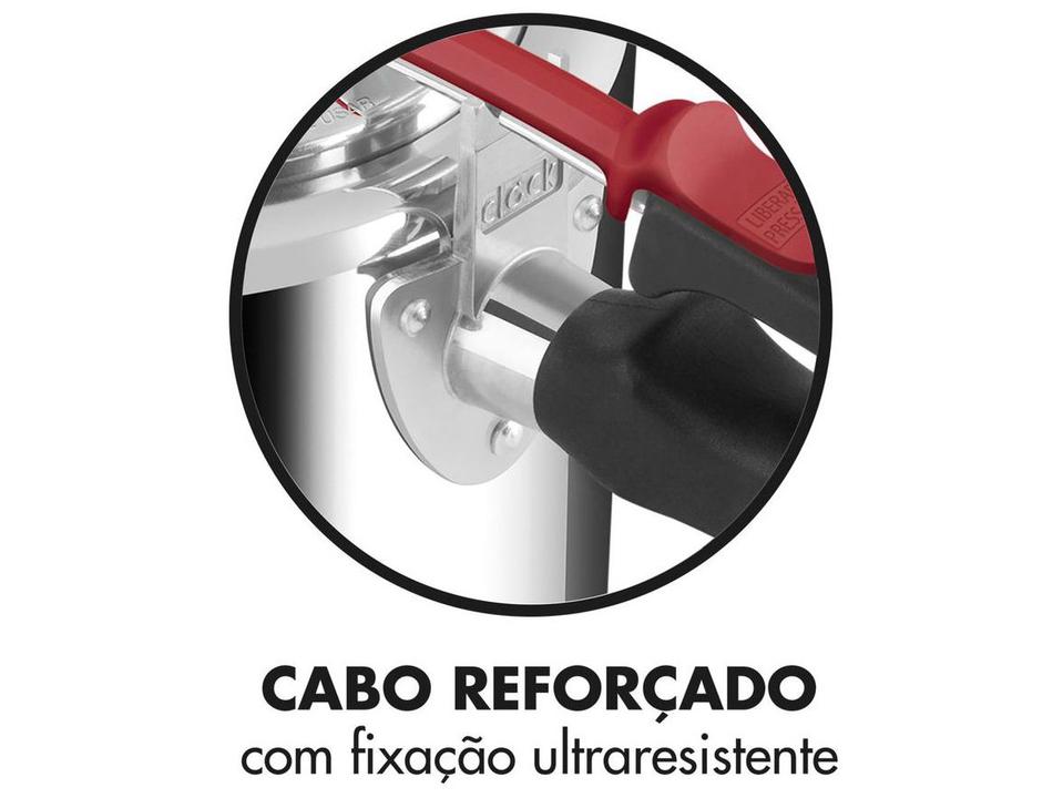 Panela de Pressão Clock 3L Prata Original+ - 3