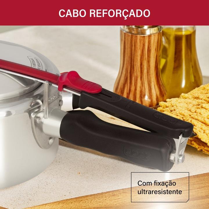 Panela de Pressão Clock 3L Prata Original+ - 4