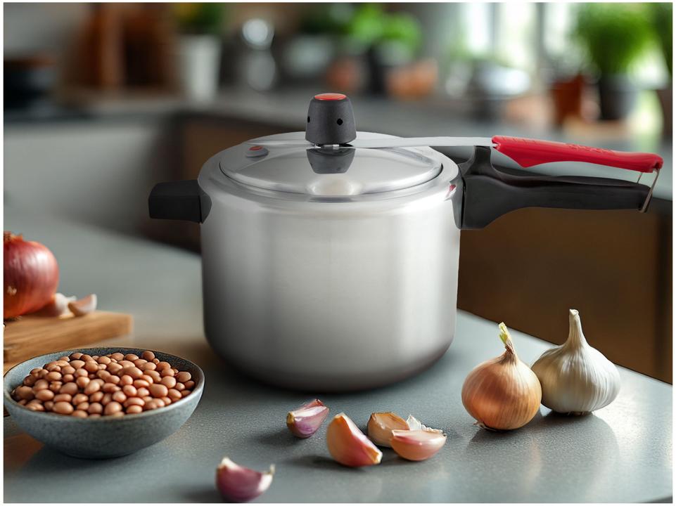 Panela de Pressão Clock 4,5L Prata Eco - 1