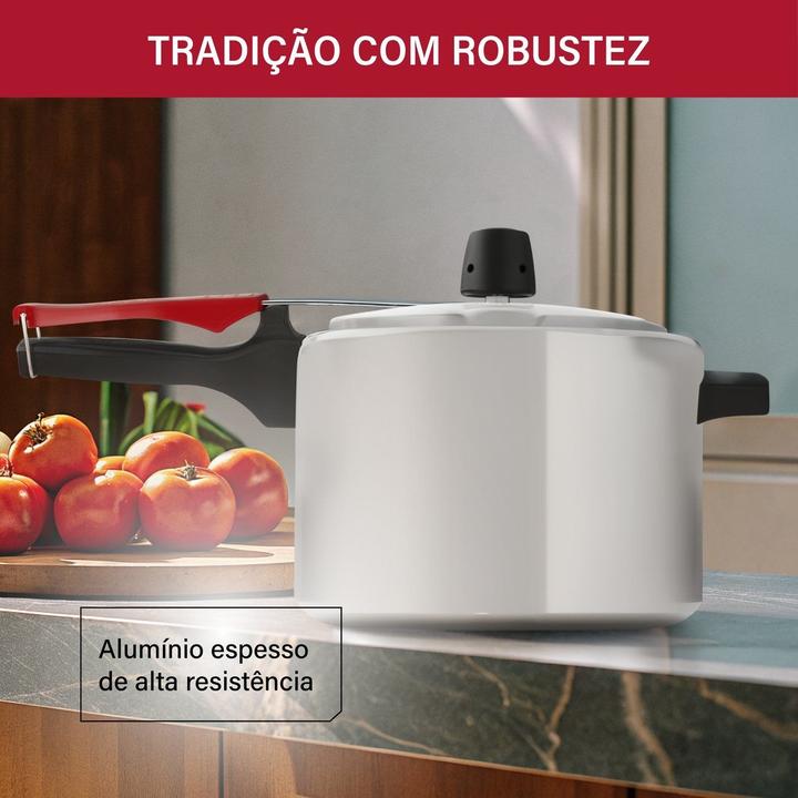 Panela de Pressão Clock 4,5L Prata Eco - 3