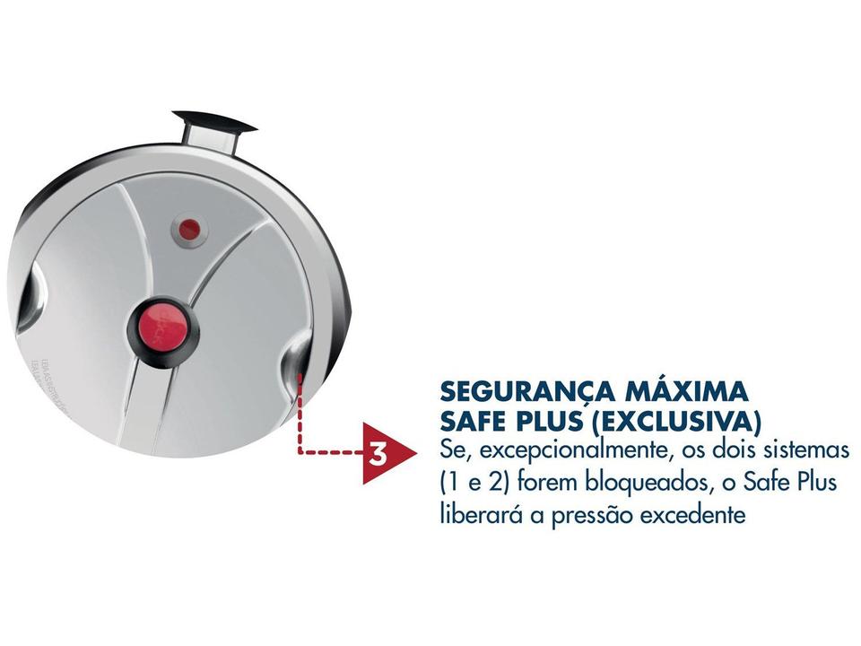 Panela de Pressão Clock Original Polida 3L - 10