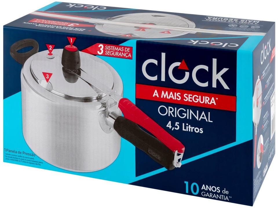 Panela de Pressão Clock Original Polida 4,5L - 11