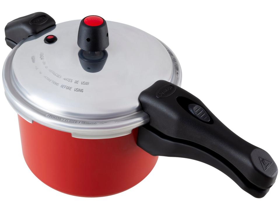 Panela de Pressão Eirilar 4,5L Bordô - 5
