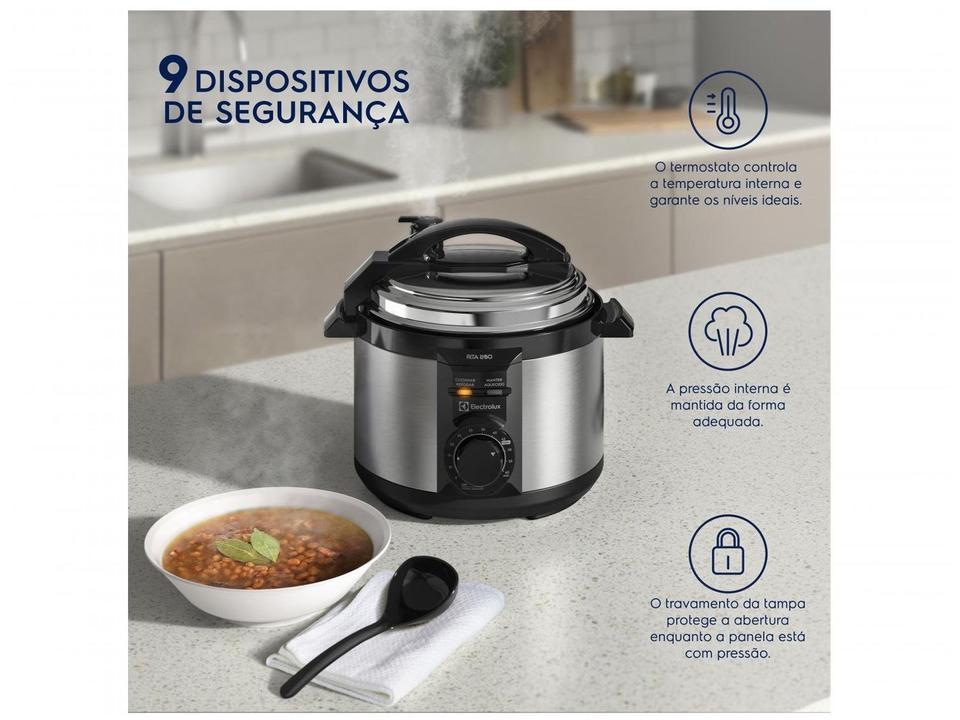 Panela de Pressão Elétrica 3L Electrolux Efficient Rita Lobo PCE15 - 11