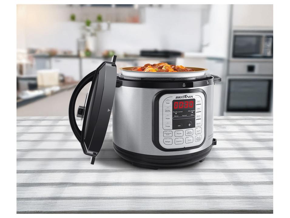 Panela de Pressão Elétrica 5L Britânia Digital BPP02G 66401151 - 1