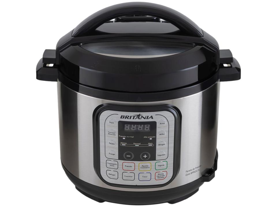 Panela de Pressão Elétrica 5L Britânia Digital BPP02G 66401151 - 6