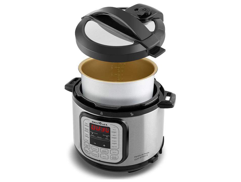 Panela de Pressão Elétrica 5L Britânia Digital BPP02G 66401151 - 2
