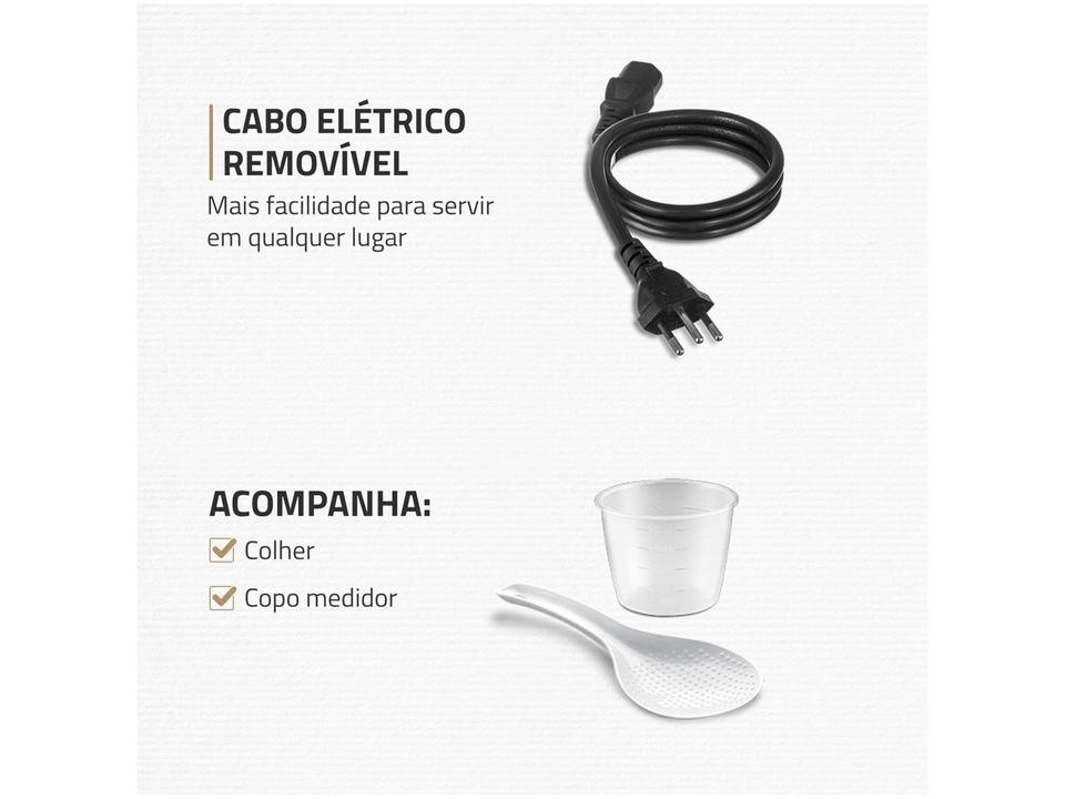 Panela de Pressão Elétrica 5L Mondial Pratic Cook PE-48-5L-I - 8