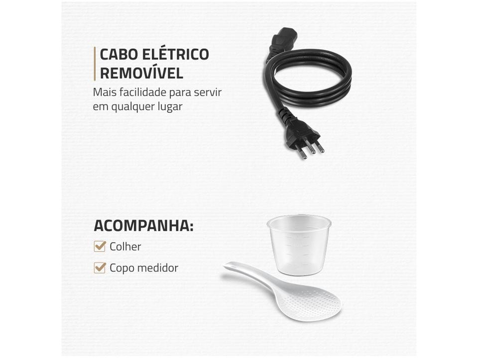 Panela de Pressão Elétrica 5L Mondial Pratic Cook PE-48-5L-I - 8