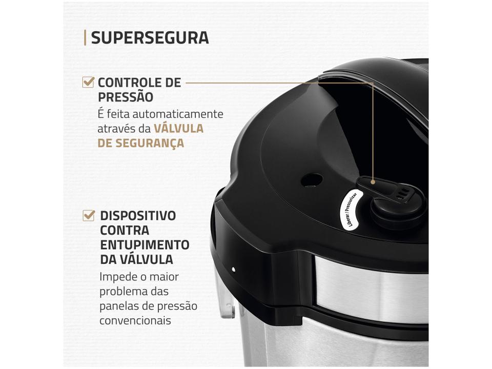 Panela de Pressão Elétrica 5L Mondial Pratic Cook PE-48-5L-I - 5
