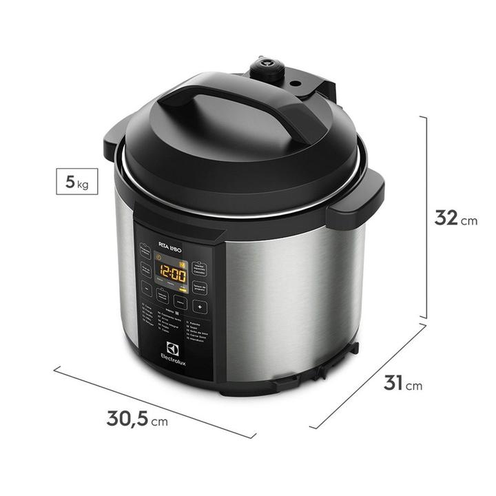 Panela de Pressão Elétrica 6L Electrolux PCC20 4340AJBR483 Rita Lobo - 1