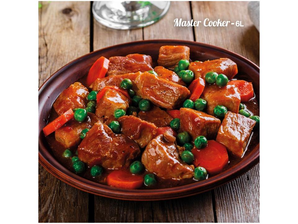 Panela de Pressão Elétrica 6L Mondial Digital Master Cooker PE-60-6L-I - 9