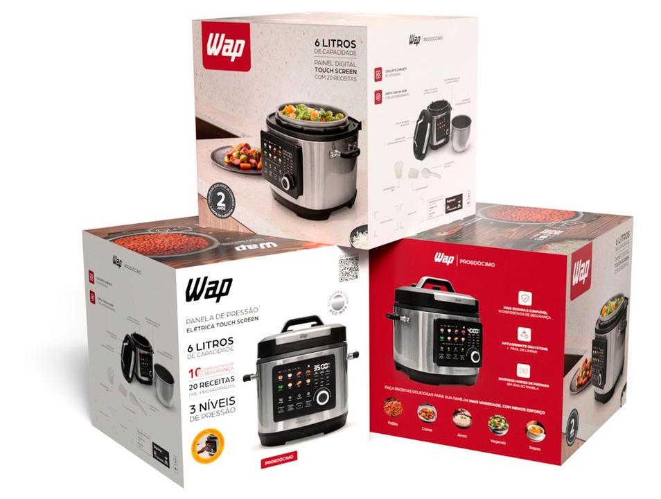 Panela de Pressão Elétrica 6L Wap Digital Prosdócimo WPPE6 FW011382 - 16